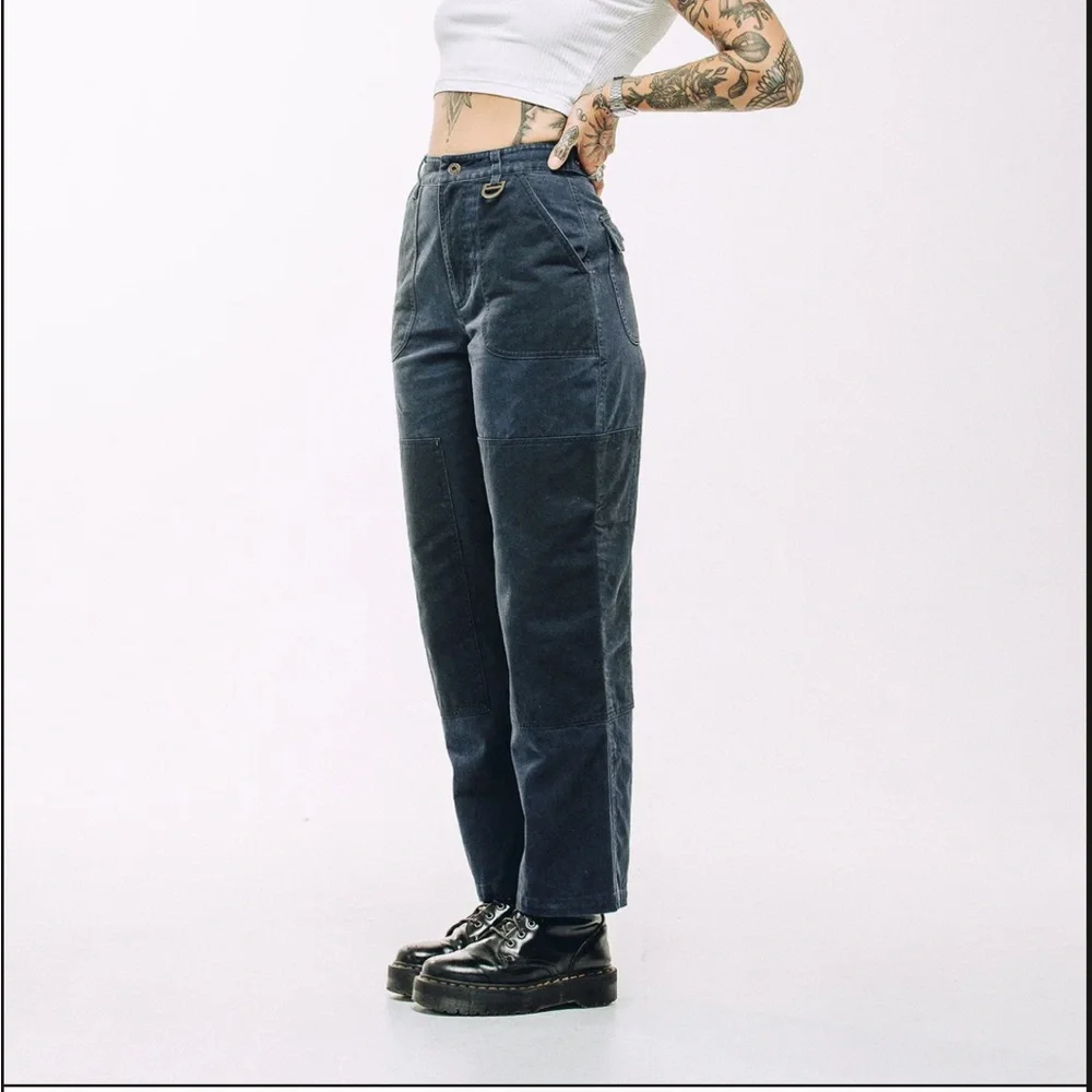 P & Co Surplus High Waisted Pants Navy - Picture 4 of 10